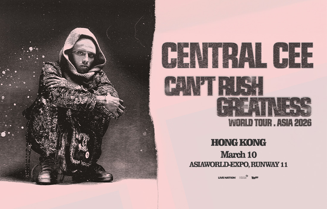 Central Cee – CAN'T RUSH GREATNESS WORLD TOUR – Asia 2026 | 亞洲