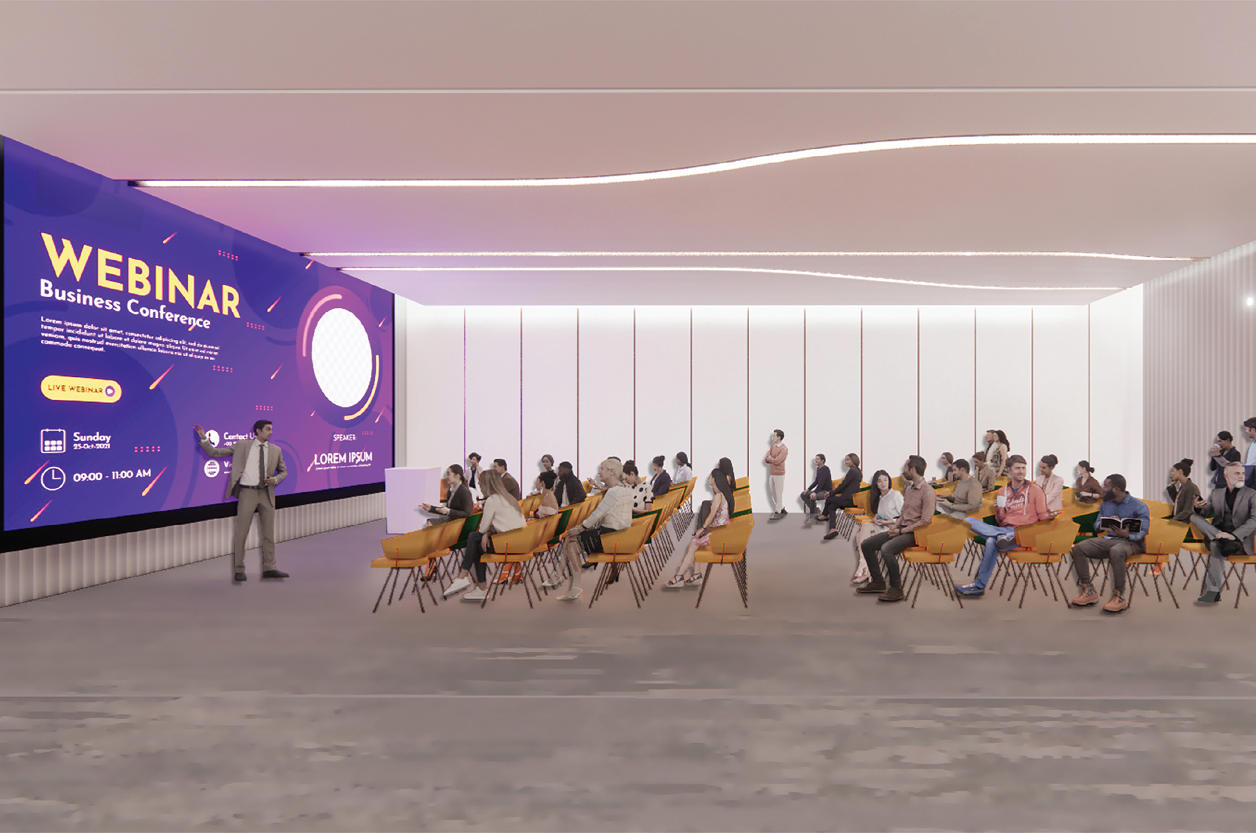 Meeting room interior