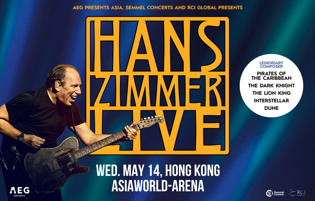 RCI Global and Semmel Concerts present: HANS ZIMMER LIVE in Hong