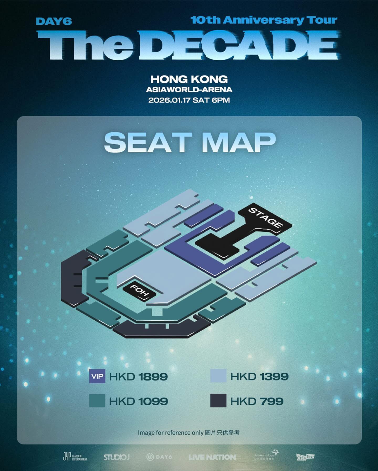 DAY6 10th Anniversary Tour ＜The DECADE＞ in Hong Kong | Asiaworld